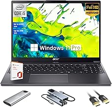 Sponsored Ad - Aspire Go 15 i5 Business Student Laptop Computer, 15.3" WUXGA Display, Intel Core i5-1334U, with Lifetime Microsoft Office, 16GB RAM 512GB SSD, WiFi 6, Windows 11 Pro, with Accessory