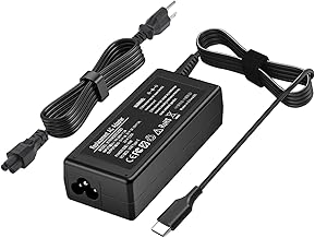 Sponsored Ad - Universal 65W USB C Laptop Charger Type C Chromebook Charger Compatible with HP Laptop/Envy; Dell Latitude; Lenovo ThinkPad/Yoga and More Chromebook Type C Power Cord Supply Computer Fa
