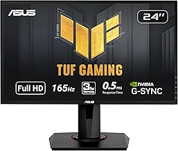 VG248QG 24" G-SYNC Gaming Monitor 165Hz 1080p 0.5ms Eye Care with DP HDMI DVI,Black
