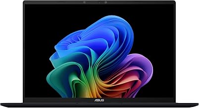 Vivobook 16 Laptop, 16” WUXGA 60Hz Display, Qualcomm Snapdragon X, Qualcomm Adreno GPU, 16GB RAM, 512GB SSD, Windows 11, Quiet Blue, X1607QA-DS54