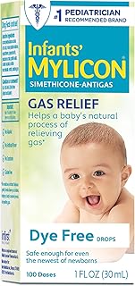 Sponsored Ad - MYLICON Infants Gas Relief Drops for Infants and Babies, Dye Free Formula, 1 Fluid Ounce