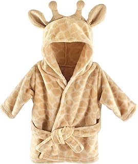 Unisex Baby Plush Animal Face Bathrobe