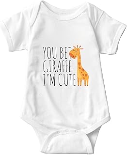 Sponsored Ad - Funny Giraffe Bodysuit for Baby - Im Cute, Infant & Newborn Clothes