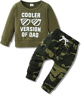 Baby Toddler Boy Clothes Fall Winter Outfit Long Sleeve Sweatshirts Pants Set 6 9 12 18 24 Months 3T 4T 5T Boy Clothes