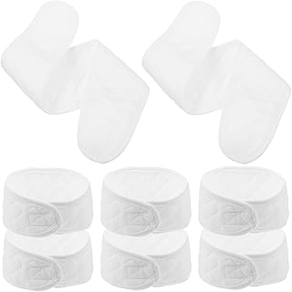 Healifty 6Pcs Pure Baby Belly Bands Infant Belly Button Band Newborn Umbilical Cord (White)