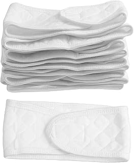 Healifty 10Pcs Infant Belly Bands Baby Belly Button Band Cotton Infant Abdomen Umbilical Cord Newborn Waist Support Band Navel Warm Cover