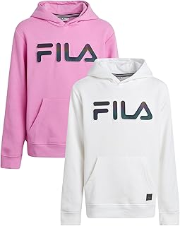 Boys Sweatshirt - 2 Pack Lightweight Fleece Athletic Hoodie with Kangaroo Pocket - Stylish Hoodies for Boys (8-20)