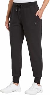 Women's French Terry Jogger (US, Alpha, Medium, Regular, Regular, Black)