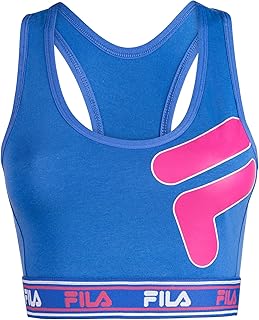Women's Classic Logo Cotton Racerback Sports Bra