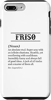 iPhone 7 Plus/8 Plus FRISO - Funny Phrase with Name Definition | Customized Men's Case