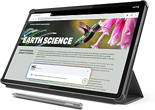 Idea Tab Pro with Google Gemini - Student Tablet - 12.7” 3K LCD Display - 8 GB Memory - 128 GB Storage - MediaTek Dimensity 8300 - Includes Pen and Folio Case