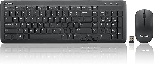 300 Wireless Combo Keyboard and Mouse, 2.4 GHz Nano USB-A Receiver, Batteries Included