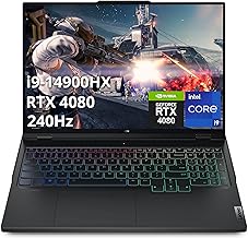 Lenovo Legion Pro 7 16" WQXGA 240Hz Gaming Laptop, Intel i9-14900HX, NVIDIA GeForce RTX 4080 12GB GDDR6, 64GB DDR5, 2TB PCIe SSD, Backlit Keyboard, Wi-Fi 6E, Win 11, Black (Renewed)