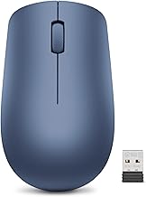 530 Wireless Mouse with Battery, 2.4GHz Nano USB, 1200 DPI Optical Sensor, Ergonomic for Left or Right Hand, Lightweight, GY50Z18986, Abyss Blue