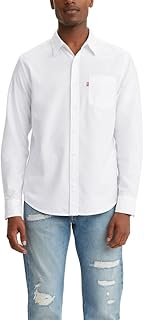 Men's Classic 1 Pocket Long Sleeve Button Up Shirt