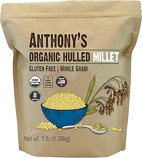 Sponsored Ad - Anthony's Organic Hulled Millet, 3 lb, Gluten Free, Grown in the USA