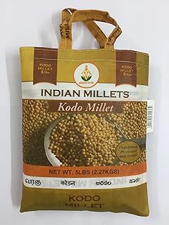 Sponsored Ad - Shastha Kodo Millet (Varagu) - 5 Lbs (Pack of 1) - Processed, Semi polished and Hulled