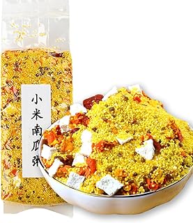 SIJIYUNLI-Millet pumpkin Congee 500g/17.63oz nutritious breakfast, coarse grain porridge, high calcium, 0 fat, no sucrose, whole grains, pregnant women, children, and the elderly