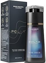Polar Haircare - Hair Dye Shampoo for Gray Hair for Women & Men (Jet Black) Natural Hair Dye Kit - Semi Permanent Hair Dye Shampoo - Vegan Hair Dye (Polar Hair Care USA) 6.76 Fl Oz