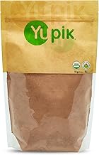 Yupik Organic Raw Cacao Powder, 2.2 lb (35.2 oz), Gluten-Free, GMO-Free, Kosher, Vegan, Dairy-Free, No Added Sugar, Made from Raw Cacao Beans, Rich Chocolate Flavor, Ideal for Baking & Beverages