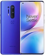OnePlus 8 Pro Ultramarine Blue, 5G Unlocked Android Smartphone U.S Version, 12GB RAM+256GB Storage, 120Hz Fluid Display, Quad Camera (Renewed)