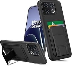 Sponsored Ad - Compatible with OnePlus 1+ 10 Pro Phone Case, Folding Card Holder/Slots Kickstand/Stand Wallet Shockproof Protective Cover Case for OnePlus 1+ 10 pro 5G 2022 - Black