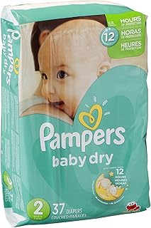 Size 2 Baby Dry Diaper, 37 count per pack - 4 per case.