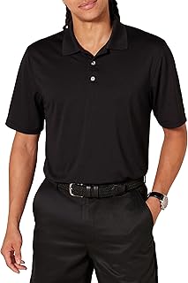 Mens Golf Polo Shirt, Moisture-Wicking Quick Dry, Short Sleeve