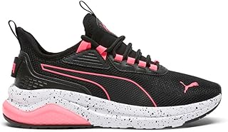 Womens Amplifier Speckle Lace Up Sneakers Shoes Casual - Black