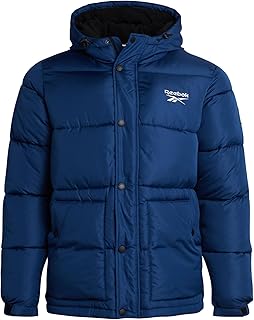 Mens Winter Jacket - Heavyweight Insulated Mens Winter Coat - Wind Water Resistant Quilted Puffer Jackets for Men