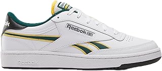 Sponsored Ad - Unisex Club C Revenge Sneaker, White/Fierce Gold/Collegiate Green, 12.5 Women/11 Men