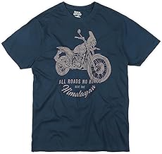 Entry Level Himalayan Men's T-Shirts 100% Cotton Half Sleeves Tee Round Neck Casual Summer Shirts for Men