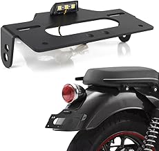 Motorcycle Fender Eliminator Compatible with Royal Enfield Meteor 350 2020-2025 Tail Tidy License Plate Bracket