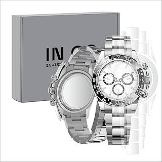Watch Protection Film Compatible with Ref. 126500 Rolex Daytona – 2-Pack TPU Guard for Case & Bracelet, Glossy Invisible Finish, Anti-Scratch