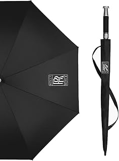 Car Umbrella for Rolls-Royce Phantom/Cullinan/Ghost, Portable Protection Windproof Travel Auto Parts Outdoor Logo Sunshade High Density Resistant Luxury Decorative