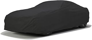 DaShield SoftTec Indoor Satin Car Cover for Rolls-Royce Phantom VII 2003-2012 SWB Elastic Flexible High-end Luxury Dust-Proof Protection, Car Show, Underground Garage, Black