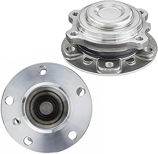 Detroit Axle - 2 Front Wheel Bearing Hubs for BMW 528i 535i 550i 640i 650i 740i 740Li 750i 750Li 760Li, 550i GT xDrive Rolls-Royce Ghost Wraith, Wheel Bearing and Hubs Assembly Replacement