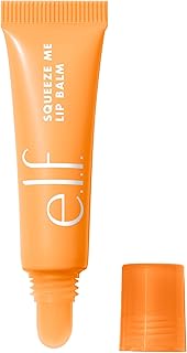 Squeeze Me Lip Balm, Moisturizing Lip Balm For A Sheer Tint Of Color, Infused With Hyaluronic Acid, Vegan & Cruelty-free, Peach