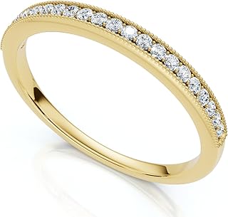 Pompeii 3/8thCt Diamond Sephora Stackable Wedding Anniversary Ring 10k Gold Lab Grown (E/F,VS1-VS2)
