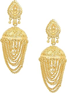 Bodha Traditional GoldDesigner Jhumka Earrings (SJ_755)