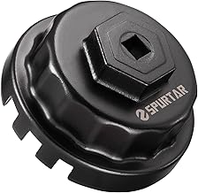 Oil Filter Wrench for Toyota Cap Style Oil Filter Removal Tool 64mm for Lexus, Camry, 4 Runner, RAV4, Tundra, Tacoma, Highlander, Sienna, Sequoia, Avaion, Venza 2.5-5.7L Engine