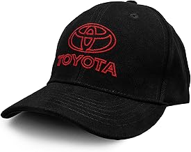 Sponsored Ad - Toyota Baseball Cap - Toyota Oval Car Emblem Hat (Black)