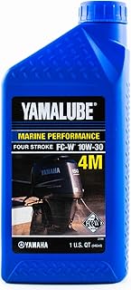 Yamaha New OEM FC-W 4-Stroke Engine Oil, 1qt/32oz 10W-30, LUB-10W30-FC-12