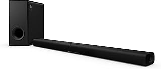 True X Bar 50A Dolby Atmos Sound Bar with Wireless Subwoofer, Wi-Fi, Music Streaming, Optional Wireless Surrounds (Black)