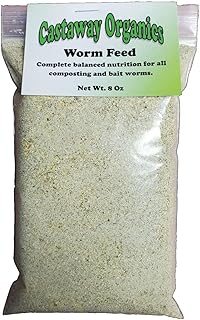 Worm Food for All Composting Worms, Bait Worms, Red Wigglers, Nightcrawlers