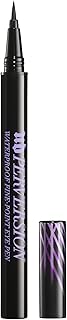Perversion Waterproof Black Liquid Eyeliner - Smudge-Proof, Sweat-Proof, Transfer-Resistant, Fine-Point Eye Pen, Flexible Brush Tip, Semi-Matte Black, Precise Application, Vegan