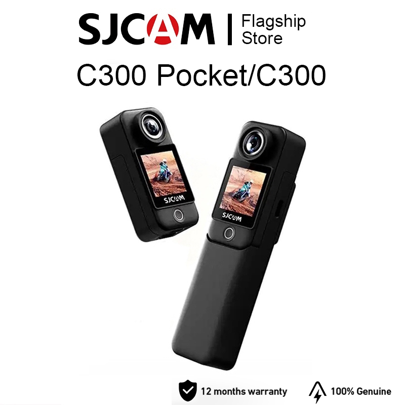SJCAM C300 Vlog Action Camera 4K/30FPS 5G/2.4G WiFi 30M Waterproof Sports Camera WiFi Camera Motorcycle Camera Digital Camera
