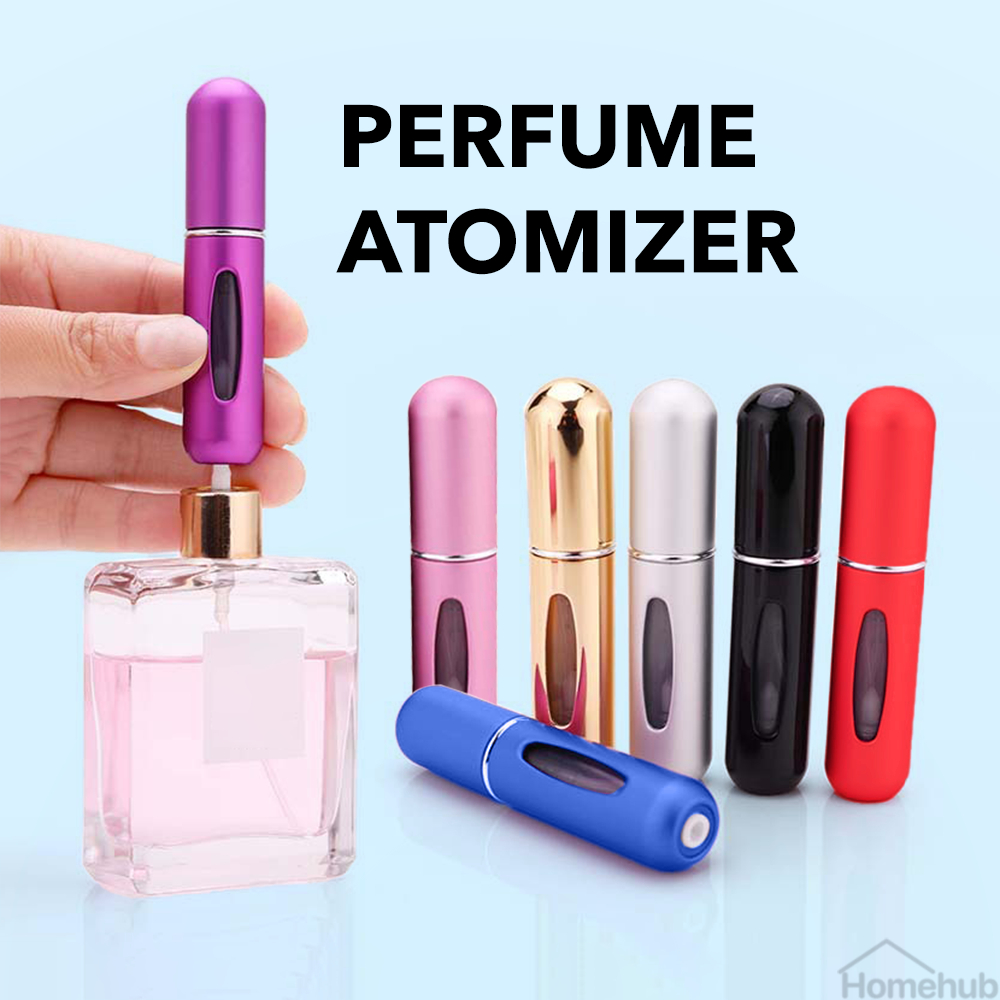 Homehub Perfume Refillable Bottle Atomizer Atomiser Spray Travel Mist Decant Portable Mini 10ml